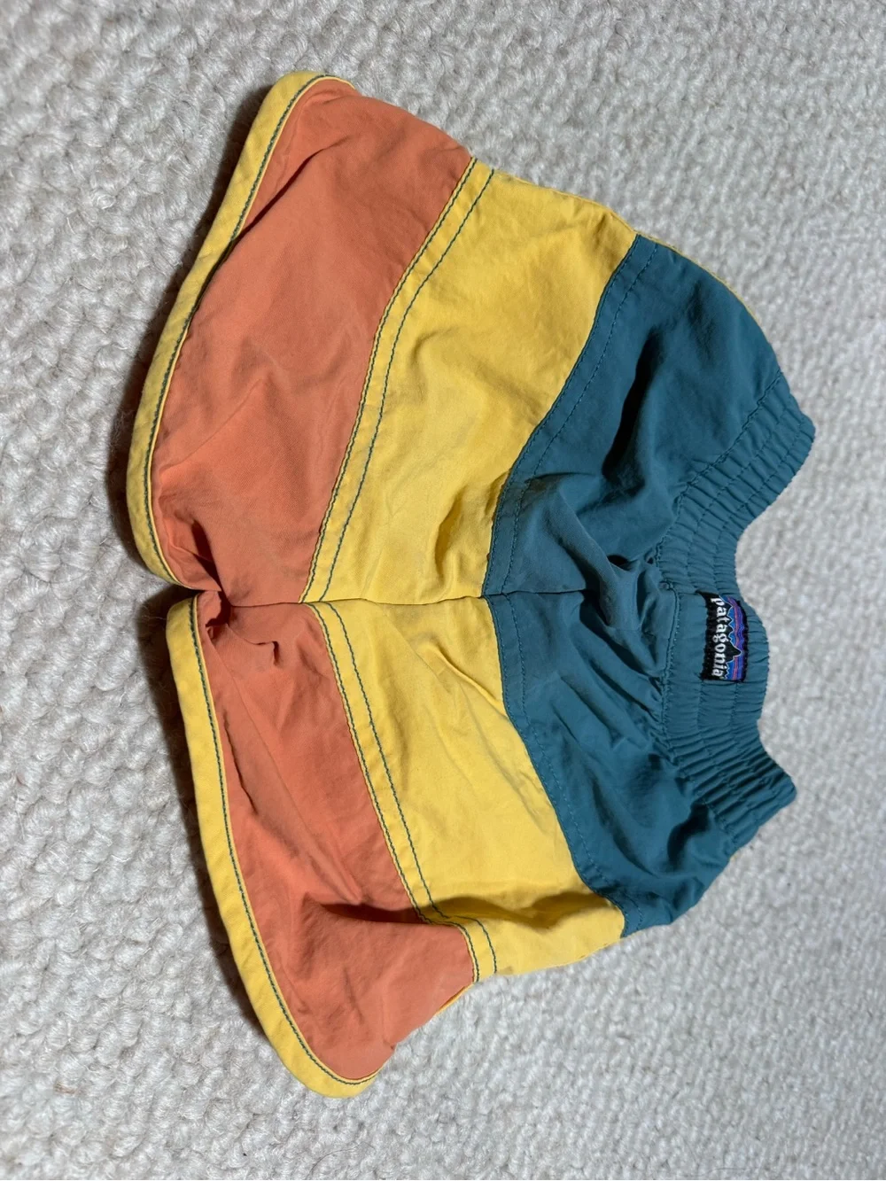 Patagonia Colorblock swim trunks swimsuit boys toddler 3T